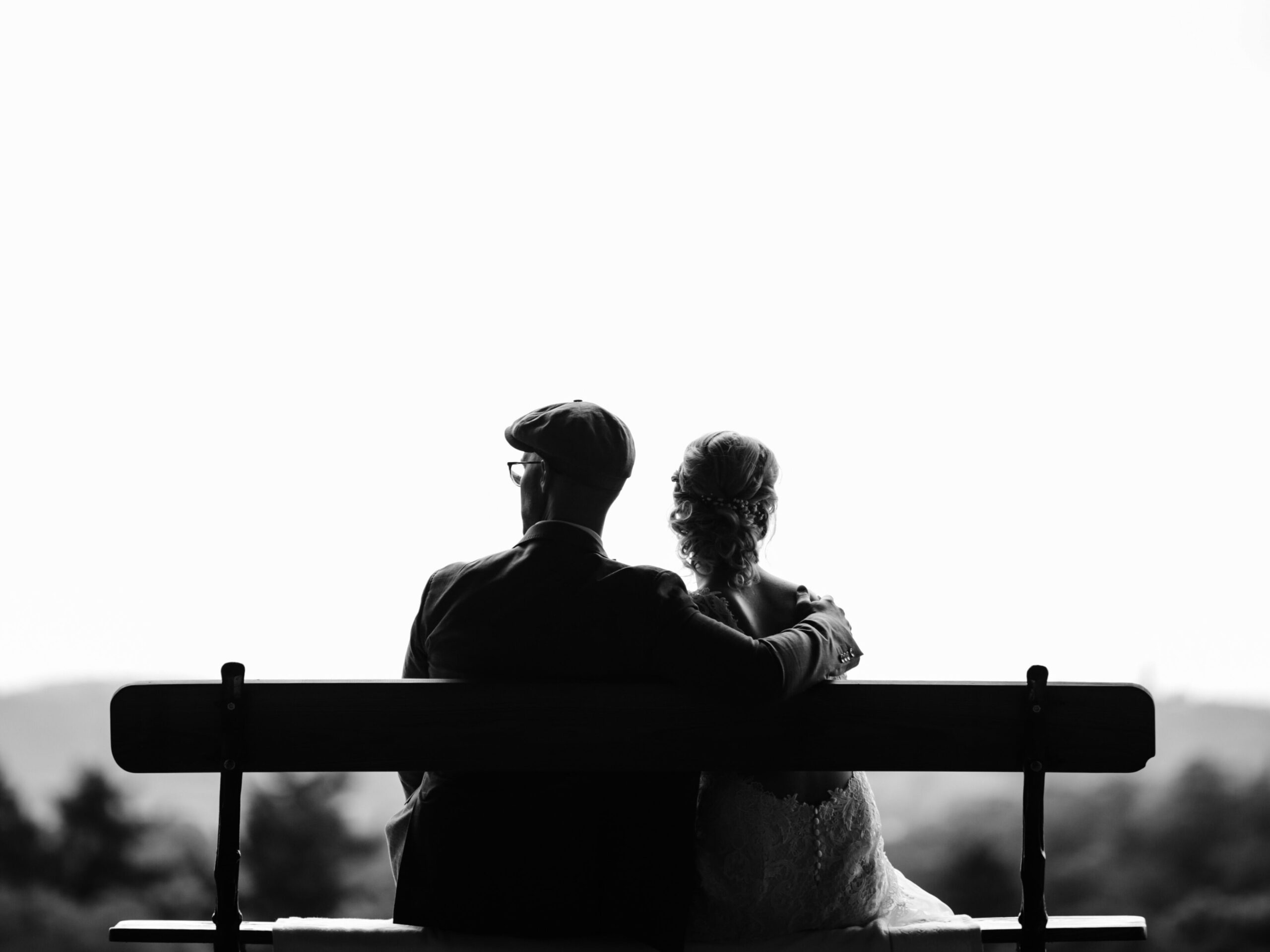 couple on bench 